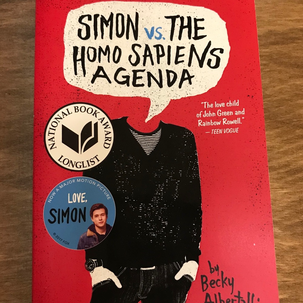 love, simon book!
